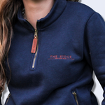 Lavis Quarter Zip Sweater | Navy - The Ridge Western Wear™