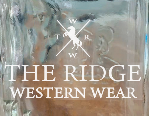 Signature Sticker White - The Ridge Western Wear™