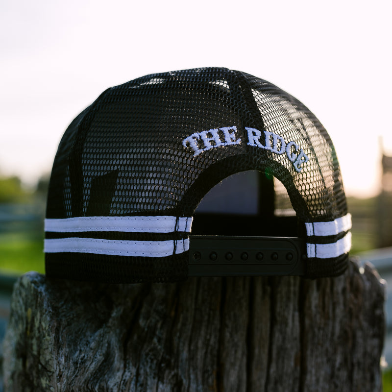 Charcoal & White Trucker Cap - The Ridge Western Wear™