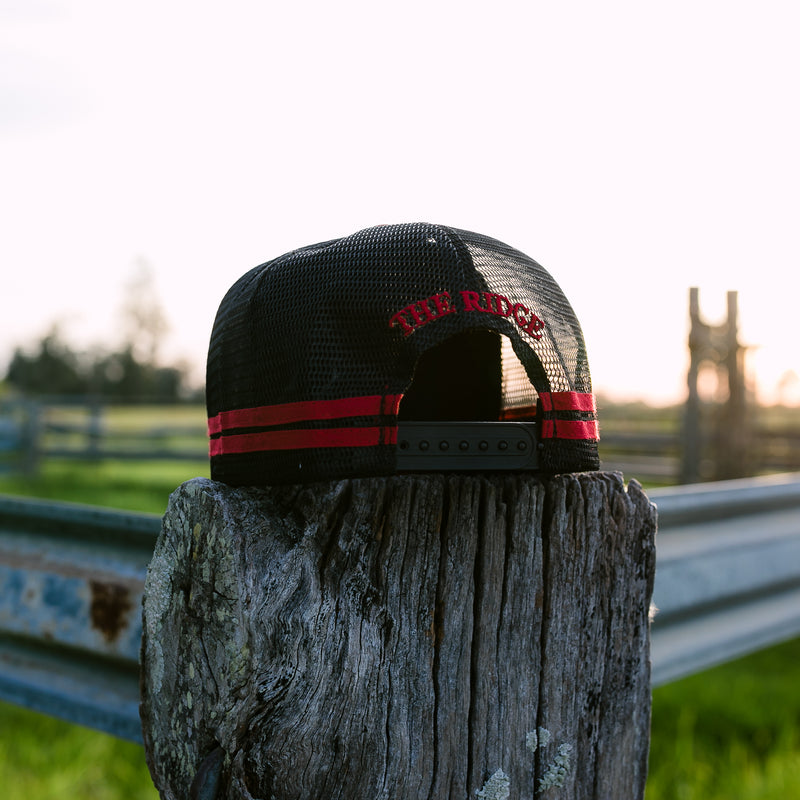 Red & Black Trucker Cap - The Ridge Western Wear™