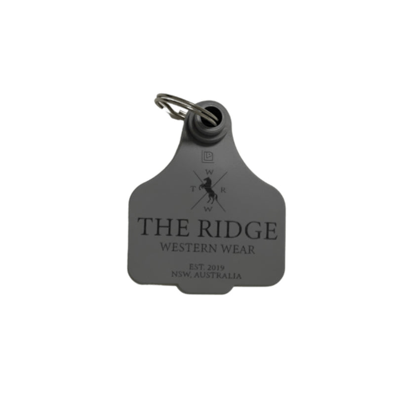 Cattle Tag Keyring  - Multiple Colours - The Ridge Western Wear