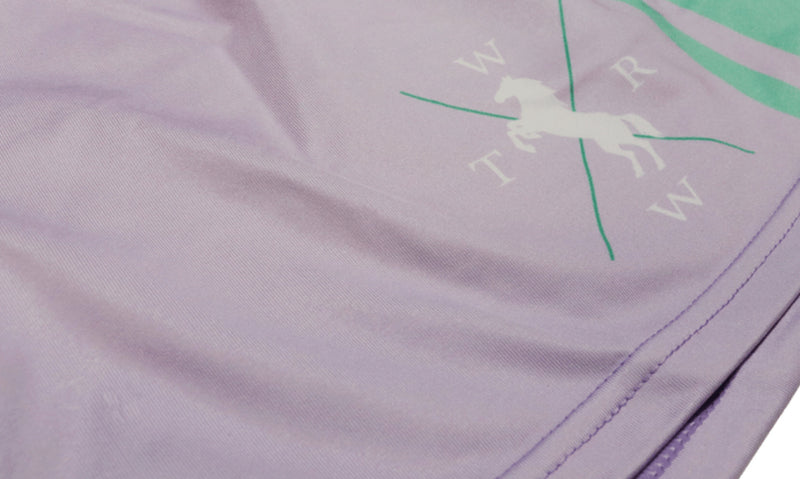 Ladies Purple Rugby Shorts - W/ Pockets - The Ridge Western Wear