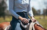 Ladies Long Sleeve Tee | Grey - The Ridge Western Wear™