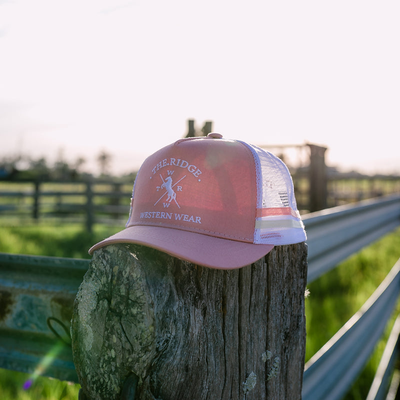 RidgeKids' Pastel Pink Trucker Cap - The Ridge Western Wear™