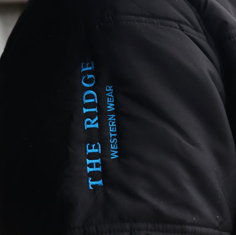 Blue and Black Puffer Jacket - The Ridge Western Wear™